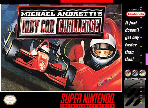 Carátula del juego Michael Andretti's Indy Car Challenge (Snes)