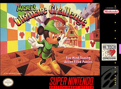 Carátula del juego Mickey's Ultimate Challenge (Snes)