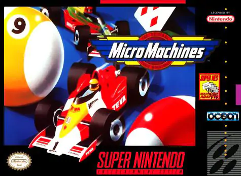 Portada de la descarga de Micro Machines