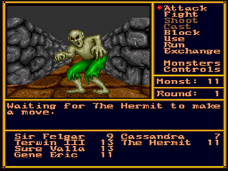 Pantallazo del juego online Might and Magic II (SNES)