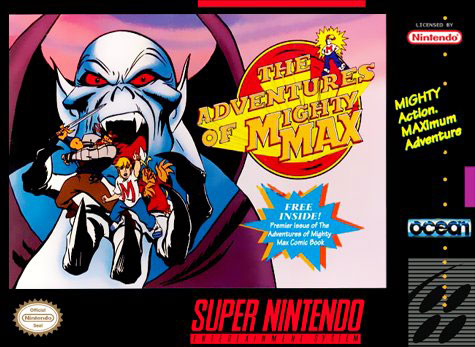 Carátula del juego Mighty Max (Snes)