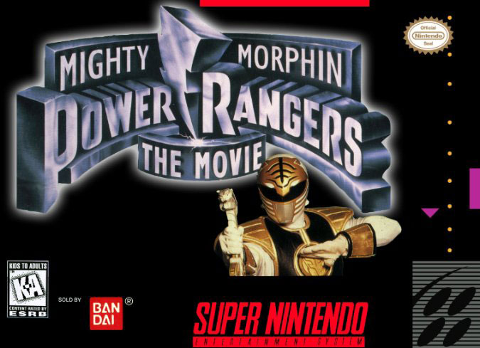 Carátula del juego Mighty Morphin Power Rangers - The Movie (Snes)