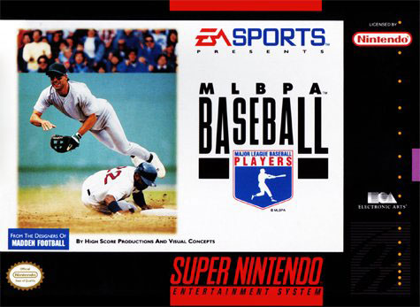 Carátula del juego MLBPA Baseball (Snes)