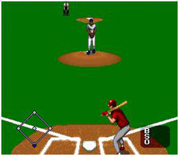 Pantallazo del juego online MLBPA Baseball (Snes)