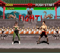 Pantallazo del juego online Mortal Kombat (Snes)