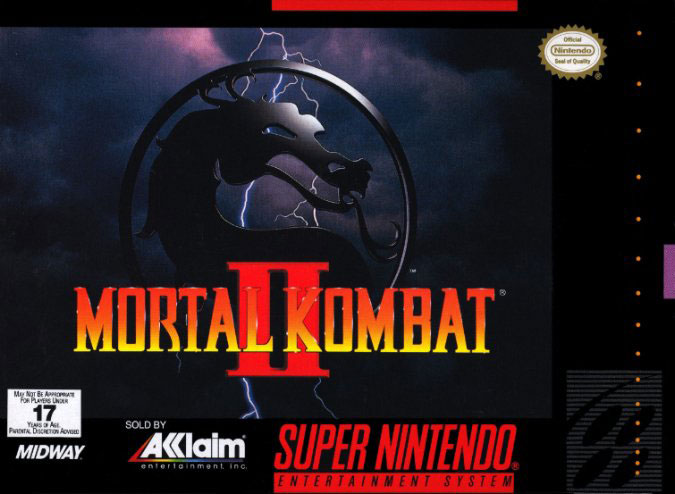 Carátula del juego Mortal Kombat II (Snes)
