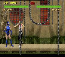 Pantallazo del juego online Mortal Kombat II (Snes)