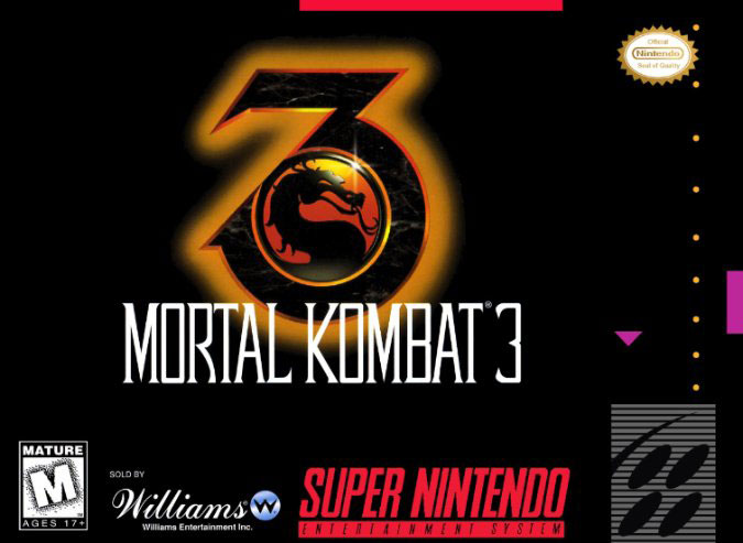 Carátula del juego Mortal Kombat 3 (Snes)