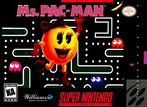 Carátula del juego Ms Pac-Man (Snes)