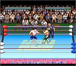 Pantallazo del juego online Natsume Championship Wrestling (Snes)