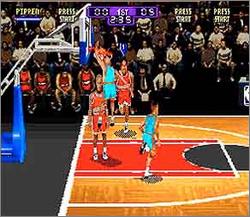 Pantallazo del juego online NBA HangTime (Snes)