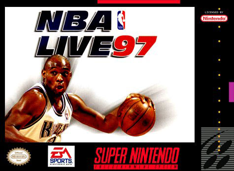 Carátula del juego NBA Live 97 (Snes)
