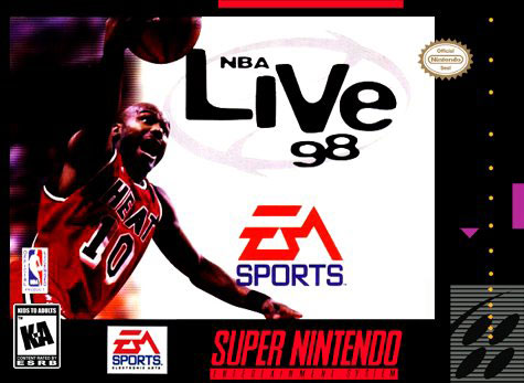 Carátula del juego NBA Live 98 (Snes)