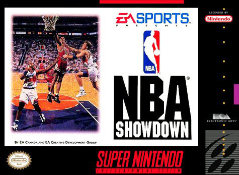 Carátula del juego NBA Showdown (Snes)