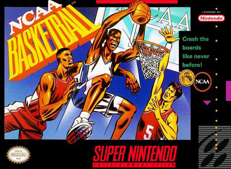 Carátula del juego NCAA Basketball (Snes)