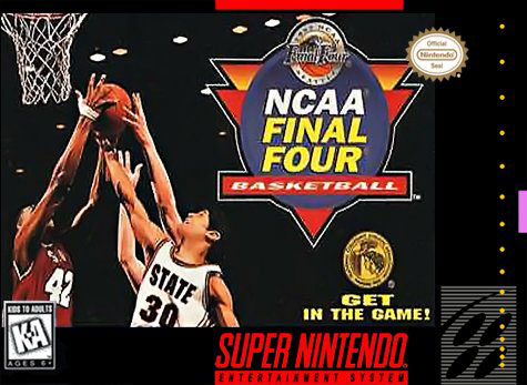 Carátula del juego NCAA Final Four Basketball (Snes)