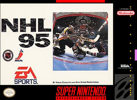 Carátula del juego NHL 95 (Snes)