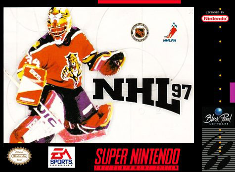 Carátula del juego NHL 97 (Snes)