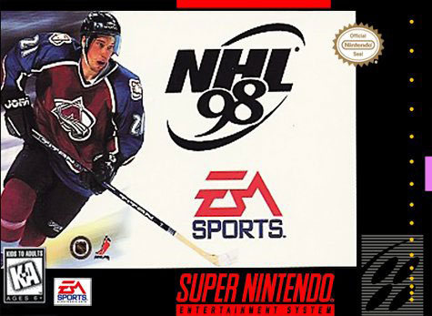 Carátula del juego NHL 98 (Snes)
