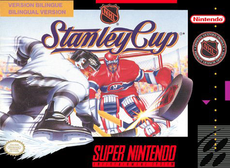 Carátula del juego NHL Stanley Cup (Snes)