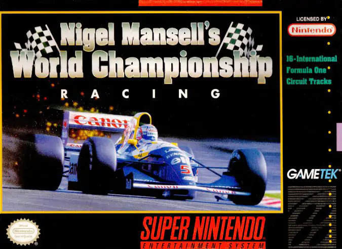 Portada de la descarga de Nigel Mansell World Championship Racing