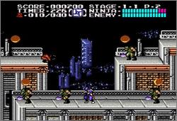 Pantallazo del juego online Ninja Gaiden Trilogy (Snes)