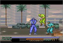 Pantallazo del juego online Ninja Warriors (Snes)