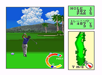 Pantallazo del juego online Okamoto Ayako to Match Play Golf (SNES)