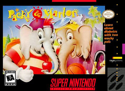 Carátula del juego Packy & Marlon (Snes)