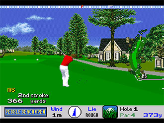 Pantallazo del juego online True Golf Classics Pebble Beach (SNES)