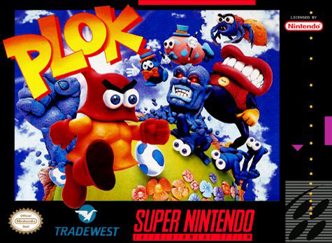 Carátula del juego Plok (Snes)