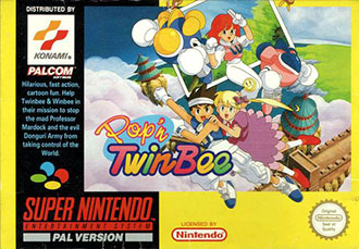 Carátula del juego Pop 'n' Twinbee (SNES)