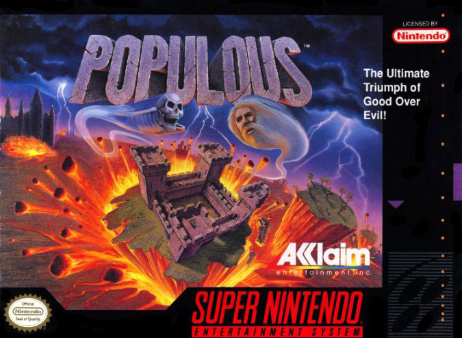 Carátula del juego Populous (Snes)