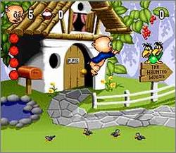 Pantallazo del juego online Porky Pig's Haunted Holiday (Snes)