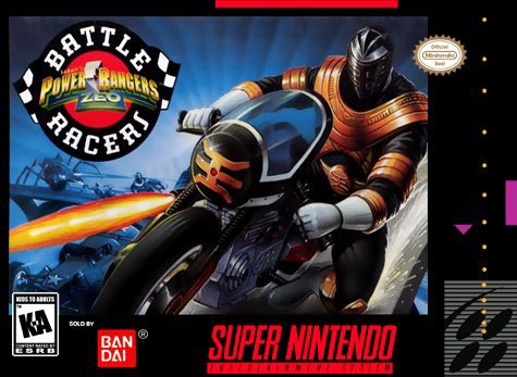 Carátula del juego Power Rangers Zeo Battle Racers (Snes)