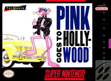 Carátula del juego Pink Goes to Hollywood (Snes)