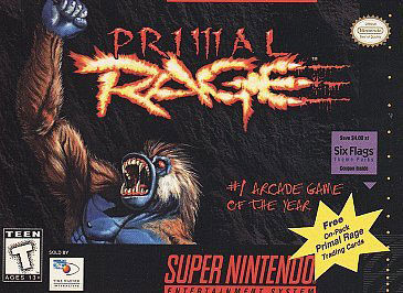 Carátula del juego Primal Rage (Snes)