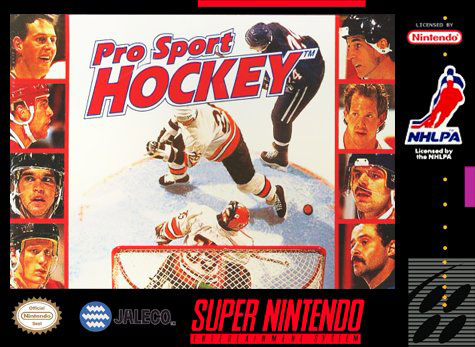 Carátula del juego Pro Sport Hockey (Snes)