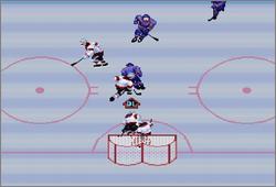Pantallazo del juego online Pro Sport Hockey (Snes)