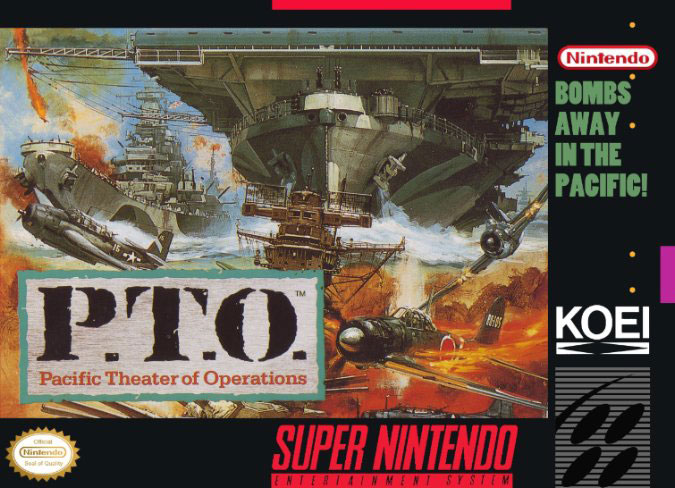 Carátula del juego PTO - Pacific Theater of Operations (Snes)