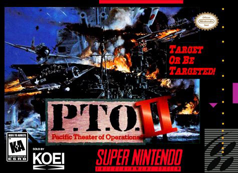 Carátula del juego PTO II - Pacific Theater of Operations 2 (Snes)