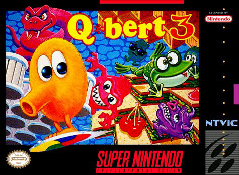 Carátula del juego Q-bert 3 (Snes)