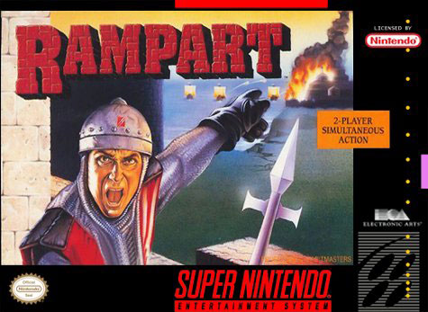 Carátula del juego Rampart (Snes)