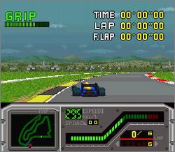 Pantallazo del juego online Redline F1 Racer (Snes)