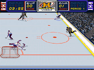 Pantallazo del juego online RHI Roller Hockey '95 (SNES)