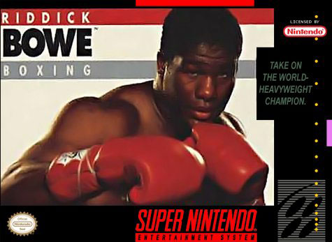 Carátula del juego Riddick Bowe Boxing (Snes)