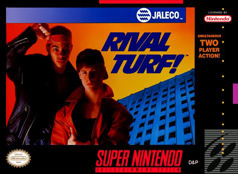 Carátula del juego Rival Turf (Snes)