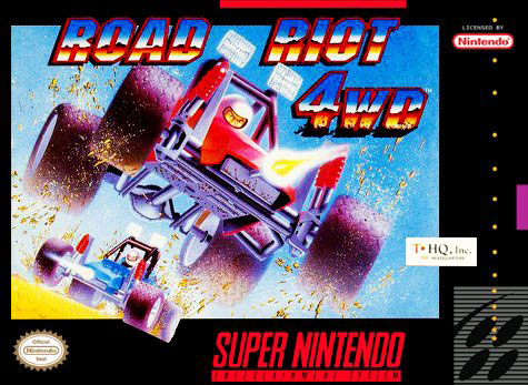 Carátula del juego Road Riot 4WD (Snes)