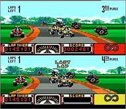 Pantallazo del juego online Road Riot 4WD (Snes)