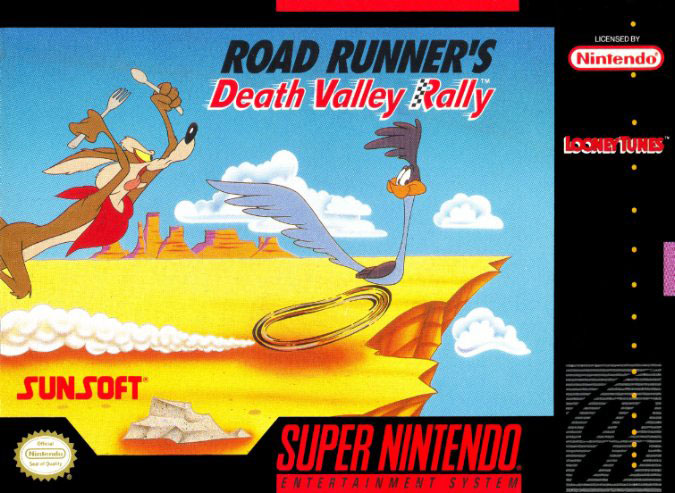 Carátula del juego Road Runner's Death Valley Rally (Snes)